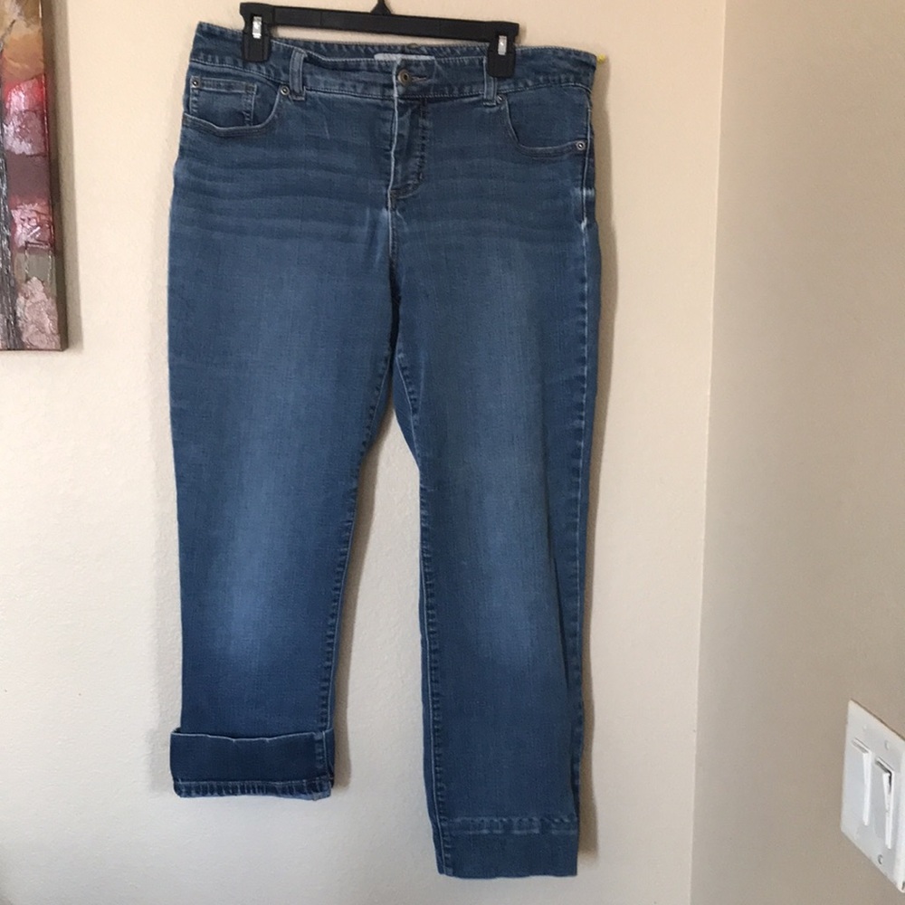 Chico's Platinum Denim Jeans size 2 (12/L) - Picture 3 of 6